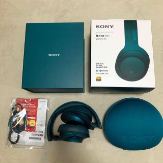 ソニー(SONY)のSONY h.ear MDR-100ABN(L) ワイヤレス　ヘッドフォン(ヘッドフォン/イヤフォン)