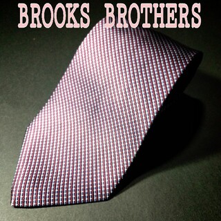 ブルックスブラザース(Brooks Brothers)のBROOKS BROTHERS  ストライプ ネクタイ  パープル／ブルー(ネクタイ)