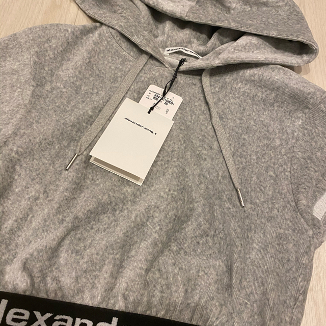 Alexander Wang - alexanderwang クロップド コーデュロイ フーディー