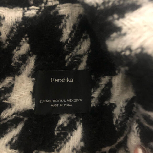 Bershka(ベルシュカ)の千鳥格子　コート　Aライン　オーバーコート レディースのジャケット/アウター(その他)の商品写真