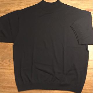 ビューティアンドユースユナイテッドアローズ(BEAUTY&YOUTH UNITED ARROWS)のH BEAUTY&YOUTH/SSモックネックニット/SIZE:L/BLACK(ニット/セーター)