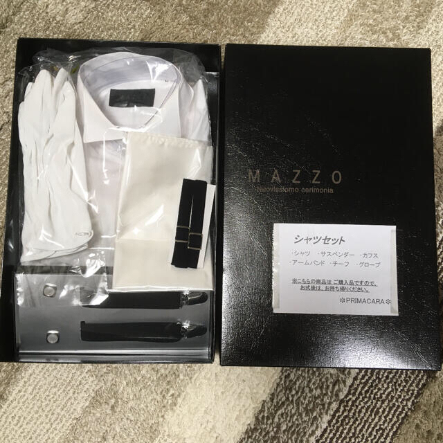 MAZZO 結婚式用 新郎 シャツセット　プリマカーラ メンズのトップス(シャツ)の商品写真