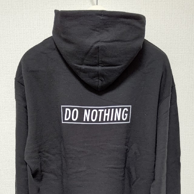 FRAGMENT(フラグメント)の【USED】Do nothing congress フーディ黒XLサイズ メンズのトップス(パーカー)の商品写真