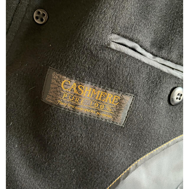 【カシミヤ100%】LASERIA コート メンズのジャケット/アウター(ステンカラーコート)の商品写真