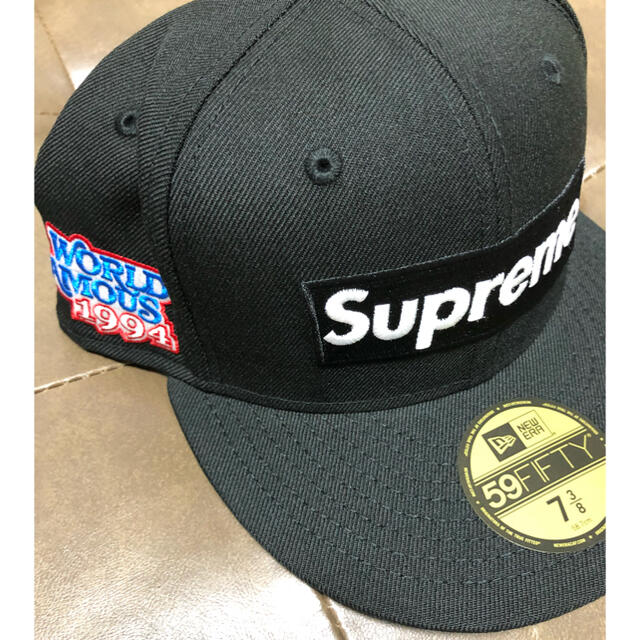 Supreme(シュプリーム)の【黒3/8】 World Famous Box Logo New Era メンズの帽子(キャップ)の商品写真