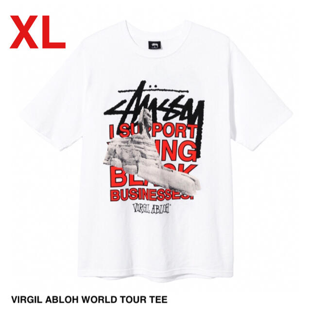 Stussy  Virgil Abloh World Tour Tee XL