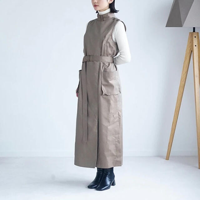 foufou high neck wrap dress レディースのワンピース(ロングワンピース/マキシワンピース)の商品写真