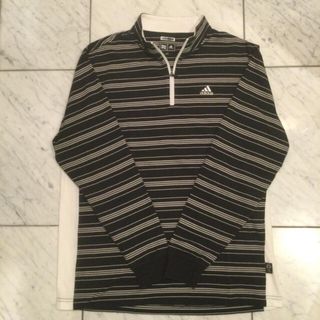 アディダス(adidas)の美品★アディダス adidas golf ジップアップ長袖ウェア（Ｌ）(ウエア)