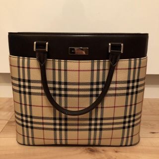 バーバリー(BURBERRY)の【超美品】値下げ　BURBERRY バーバリー バッグ(ハンドバッグ)