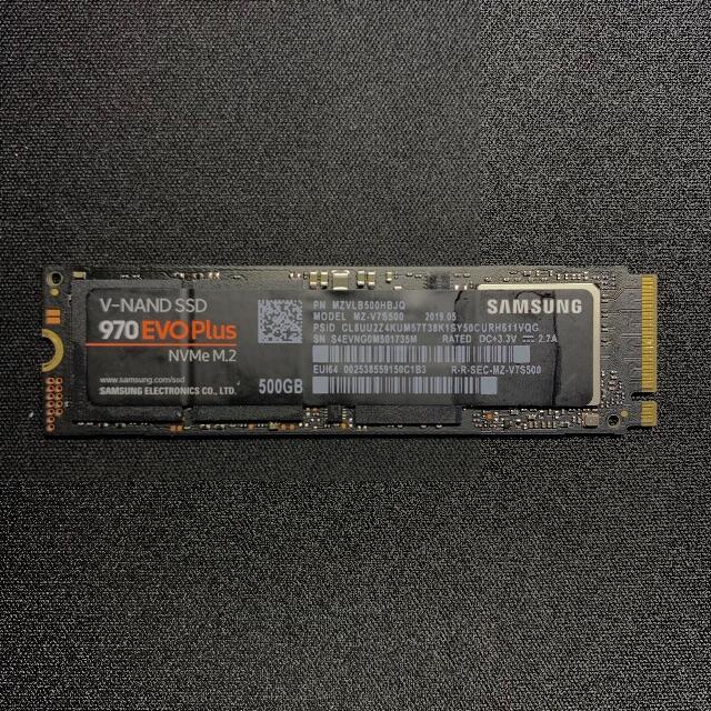 PC周辺機器 SAMSUNG - Samsung 970 EVO Plus 500GB PCIe