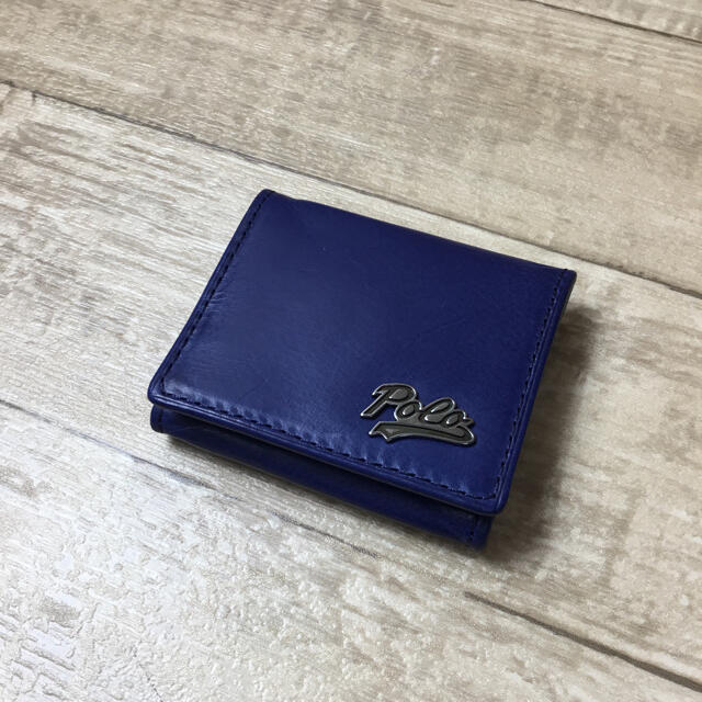 POLO RALPH LAUREN(ポロラルフローレン)の新品未使用 牛革レザー POLO Ralph Lauren コインケース メンズのファッション小物(コインケース/小銭入れ)の商品写真