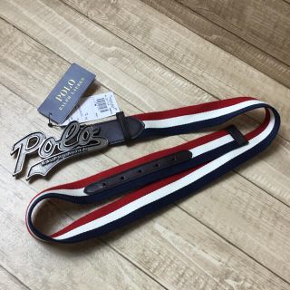 ポロラルフローレン(POLO RALPH LAUREN)の新品未使用 POLO Ralph Lauren バックルベルト　牛革レザー&綿(ベルト)