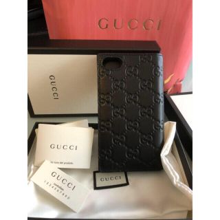 グッチ(Gucci)のグッチ　シマネグチャー　iPhone8 ケース　正規品　貴重手帳型(その他)