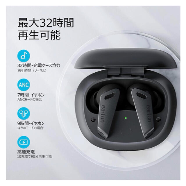 EarFun Air Pro Bluetooth 5.0 ワイヤレスイヤホンの通販 by snow's