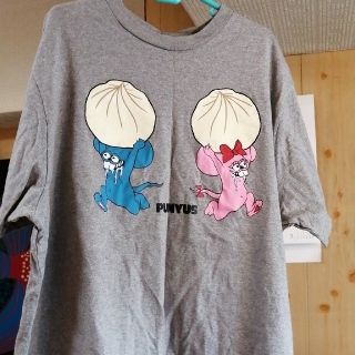 プニュズ(PUNYUS)のプニュズ　いただきマウスTシャツ　４サイズ(Tシャツ(半袖/袖なし))