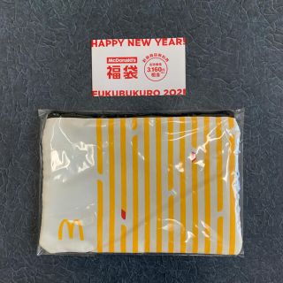 マクドナルド(マクドナルド)のマクドナルド福袋　商品無料券　3160円分　スクエアポーチ(フード/ドリンク券)