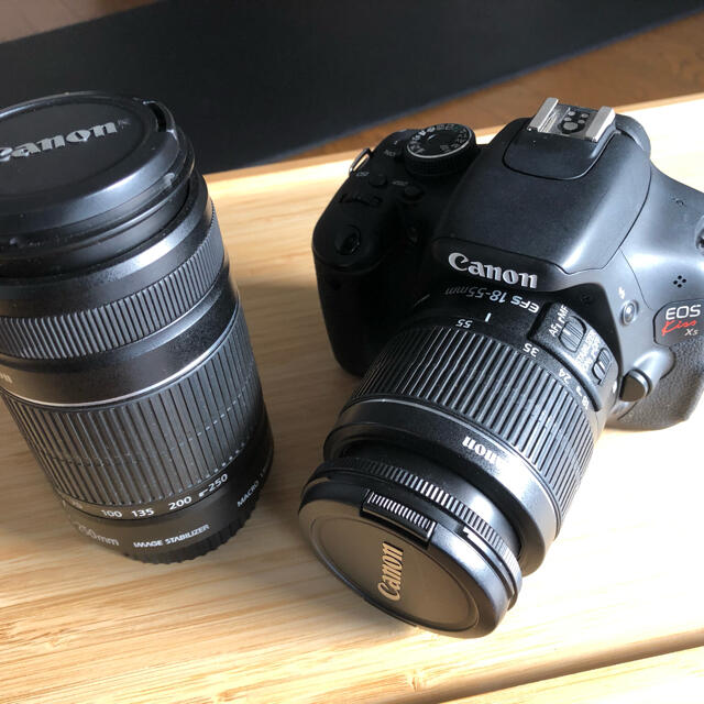 Canon EOS kiss x5 レンズ2本スマホ/家電/カメラ