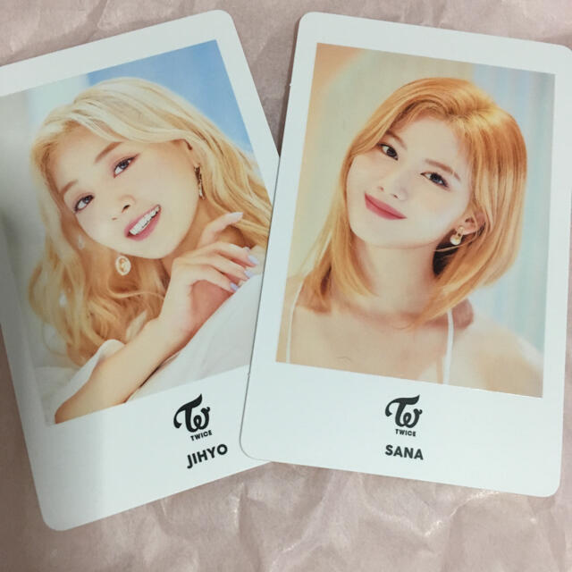 twice fanfare フォトカード 二枚セット サナ ジヒョ | フリマアプリ ラクマ