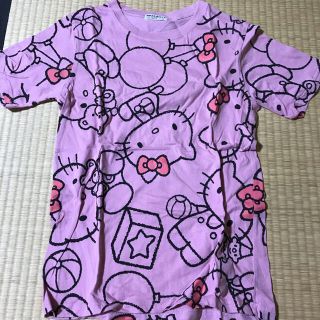 ハローキティ(ハローキティ)の【サンリオキャラクターズ】ハローキティ　総柄　半袖　Tシャツ(Tシャツ(半袖/袖なし))