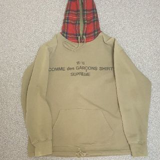 シュプリーム(Supreme)の15AW×コムデギャルソンシャツCOMME des GARCONS SHIRT (パーカー)