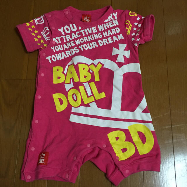 BABYDOLL(ベビードール)の★BABY DOLL♔ロンパース キッズ/ベビー/マタニティのベビー服(~85cm)(ロンパース)の商品写真