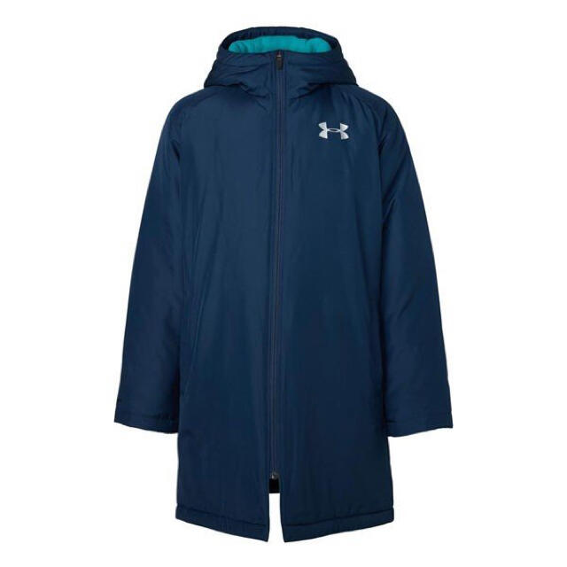 UNDER ARMOUR(アンダーアーマー)の早い者勝ち アンダーアーマー ベンチコート YLG ジュニア ロングコート キッズ/ベビー/マタニティのキッズ服男の子用(90cm~)(ジャケット/上着)の商品写真