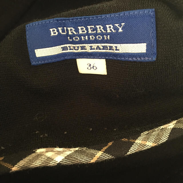 BURBERRY BLUE LABEL(バーバリーブルーレーベル)のフレンチスリーブワンピース週末セールです！ レディースのワンピース(ミニワンピース)の商品写真