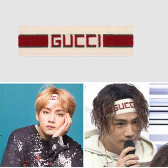 Gucci(グッチ)の美品⭐️登坂広臣　BTSテテ着用　GUCCI ヘアバンド メンズのファッション小物(その他)の商品写真