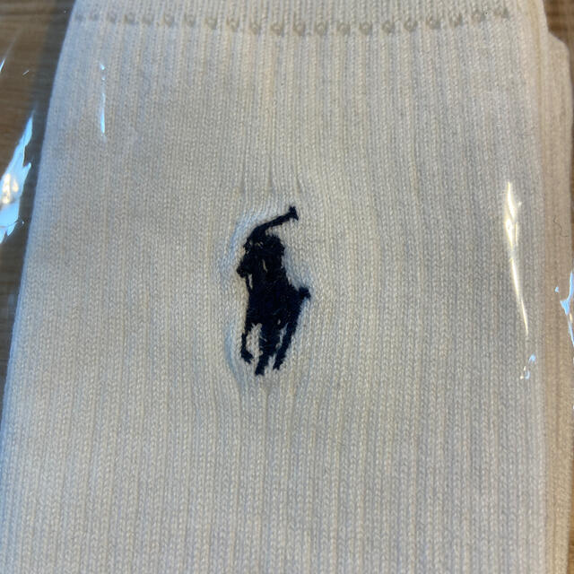 Ralph Lauren(ラルフローレン)の新品　ラルフローレン　靴下　紺色　白　22〜２４　 レディースのレッグウェア(ソックス)の商品写真