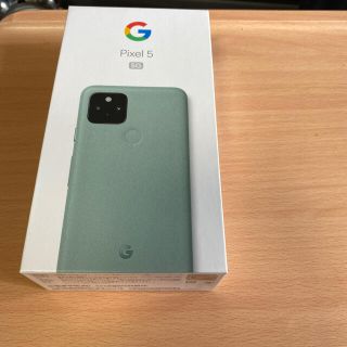 グーグルピクセル(Google Pixel)の【新品未使用】 Google Pixel5 5G 緑 SIMフリー(スマートフォン本体)