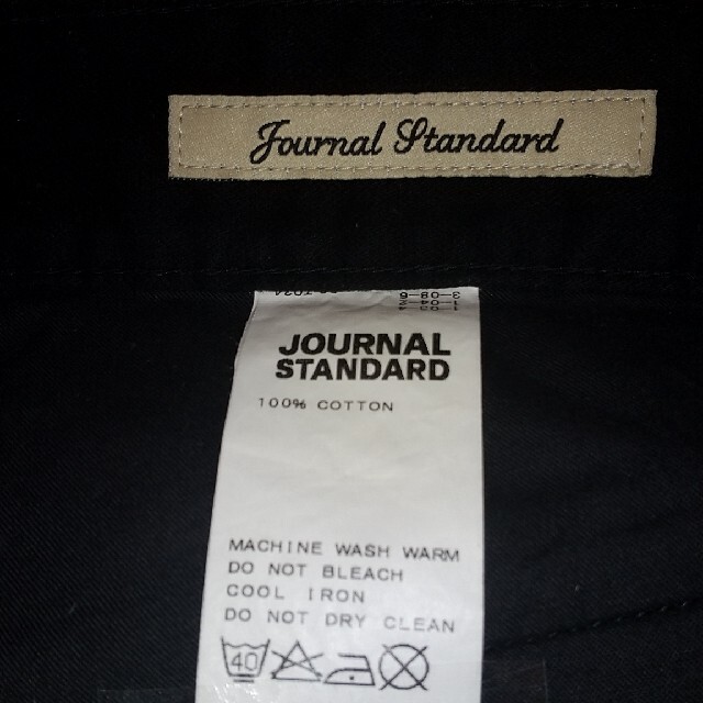 JOURNAL STANDARD(ジャーナルスタンダード)のJOURNAL STANDAD  ブラックデニム ストレ一ト メンズのパンツ(デニム/ジーンズ)の商品写真