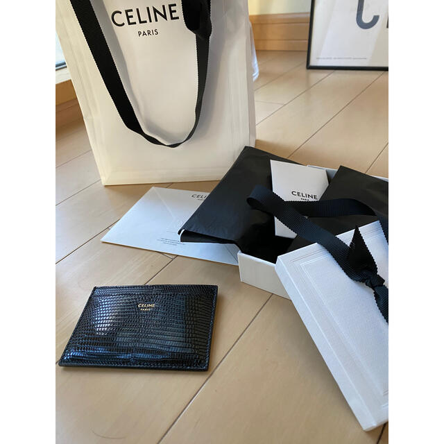 ☆新品☆【CELINE】カードホルダー イン リザードセリーヌ