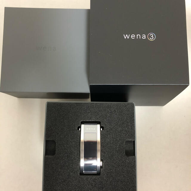 wena 3 rubber Blackスマートウォッチ WNW-A21A/B