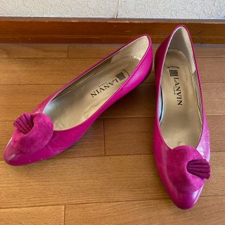 ランバン(LANVIN)のパンプス LANVIN ピンク パープル レトロ(ハイヒール/パンプス)