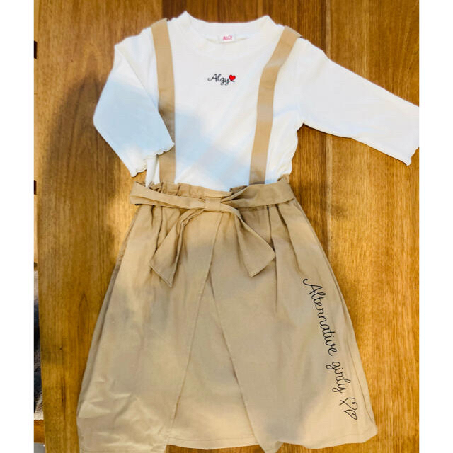 F.O.KIDS(エフオーキッズ)の値下げ！ALGY アルジー　ワンピース　新品同様 キッズ/ベビー/マタニティのキッズ服女の子用(90cm~)(ワンピース)の商品写真