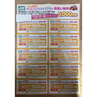 みえ周遊ドライブプラン お買い物券5000円分(ショッピング)