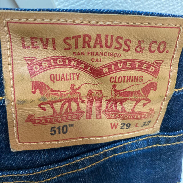 Levi's(リーバイス)のリーバイス　510 ジーンズ　Ｗ29 Ｌ32  メンズのパンツ(デニム/ジーンズ)の商品写真