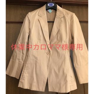 イネド(INED)の【休業中カロママ様専用】INED 11号ベージュパンツスーツセット　春夏用(スーツ)