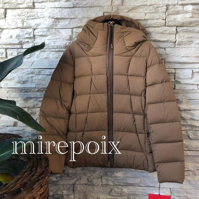 新品★mirepoix 3.5万　上質リアルダウンコート　ダウンジャケット