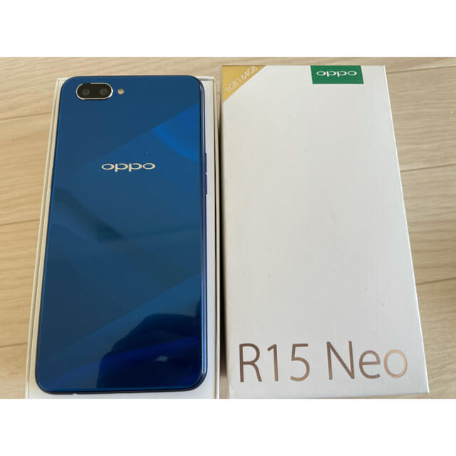 OPPO R15 Neo SIMフリー ダイヤモンドブルー 未開封(納品書付) www ...