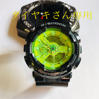 ジーショック(G-SHOCK)のCASIO G-SHOCK 腕時計　GA-110B Gショック　グリーン(腕時計(デジタル))