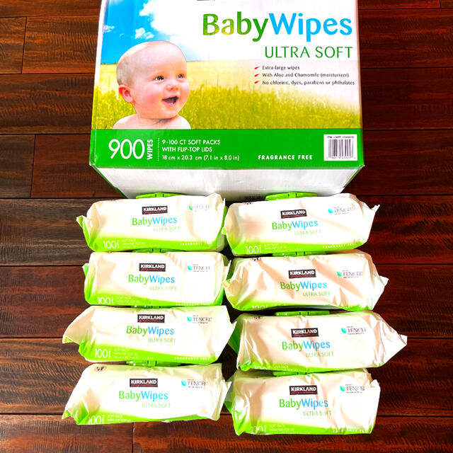 コストコ⭐︎お尻拭き Baby Wipes 8個 キッズ/ベビー/マタニティのおむつ/トイレ用品(ベビーおしりふき)の商品写真