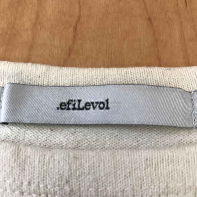 .efiLevol(エフィレボル)のefilevol エフィレボル ボーダー　スウェット　ロンT メンズのトップス(スウェット)の商品写真