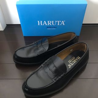 ハルタ(HARUTA)のHARUTA ARVIN 27㎝ 黒ローファー EEE (その他)