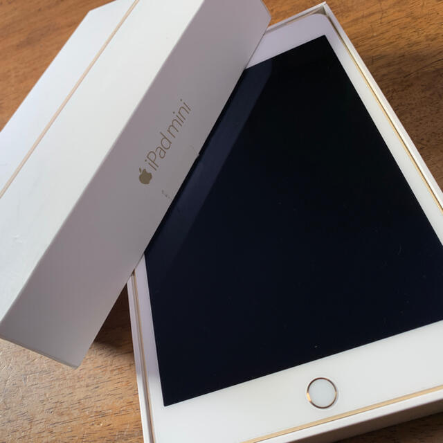 年末のプロモーション特価！ mini iPad - Apple 4 ゴールド 64GB Wi-Fi＋cellularモデル タブレット