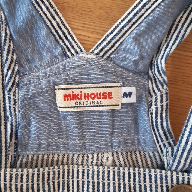 mikihouse(ミキハウス)のミキハウス　　オーバーオール　80~90 キッズ/ベビー/マタニティのベビー服(~85cm)(カバーオール)の商品写真