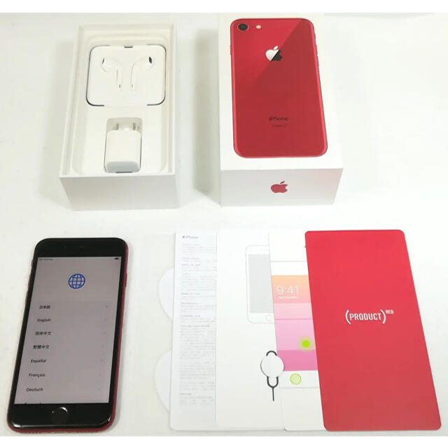 AppleAppleストア購入　iPhone 8  256GB (PRODUCT)RED