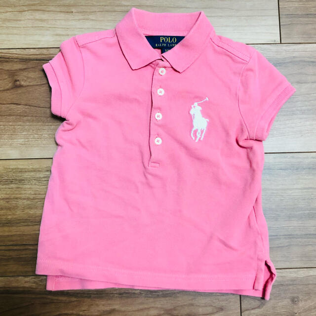 POLO RALPH LAUREN(ポロラルフローレン)のポロラルフローレンポロシャツ95 キッズ/ベビー/マタニティのキッズ服女の子用(90cm~)(Tシャツ/カットソー)の商品写真