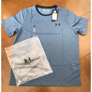 アンダーアーマー(UNDER ARMOUR)のアンダーアーマー　Tシャツ　青　スポーツウェア(Tシャツ/カットソー(半袖/袖なし))