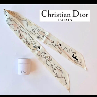 ディオール(Christian Dior) イニシャル バンダナ/スカーフ(レディース 